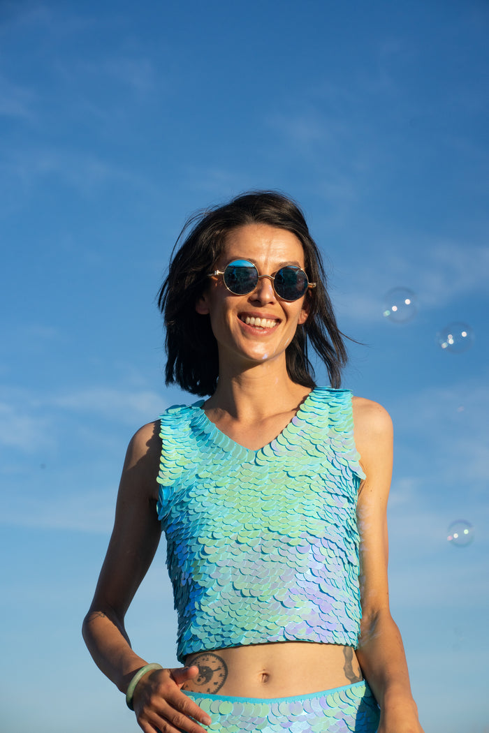 Sequin Tank Top